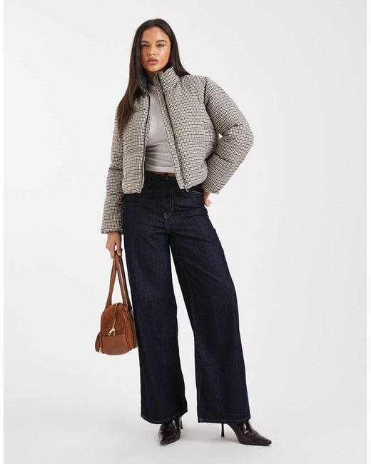 Vero Moda Gray Short Puffer Jacket