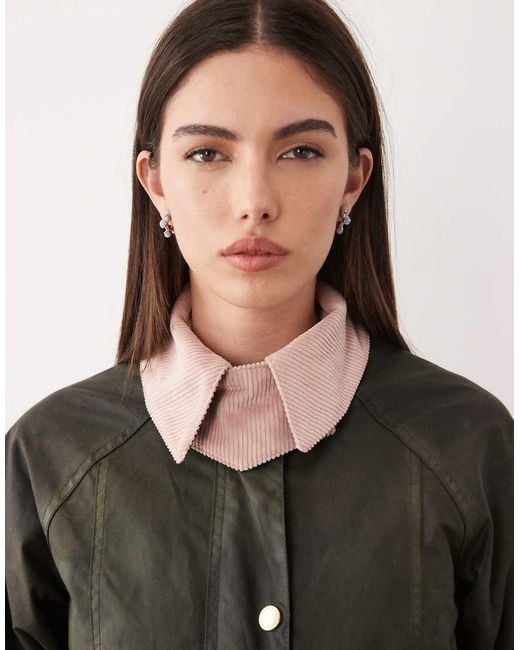 Barbour Black Beadnell Cropped Wax Jacket