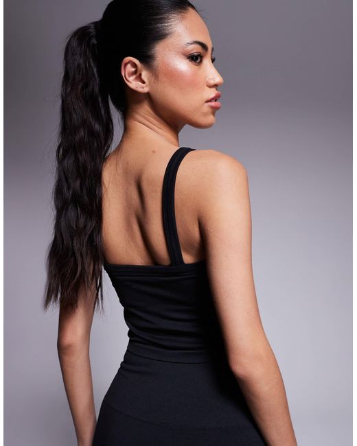 4505 Black – nahtloses sport-trägertop
