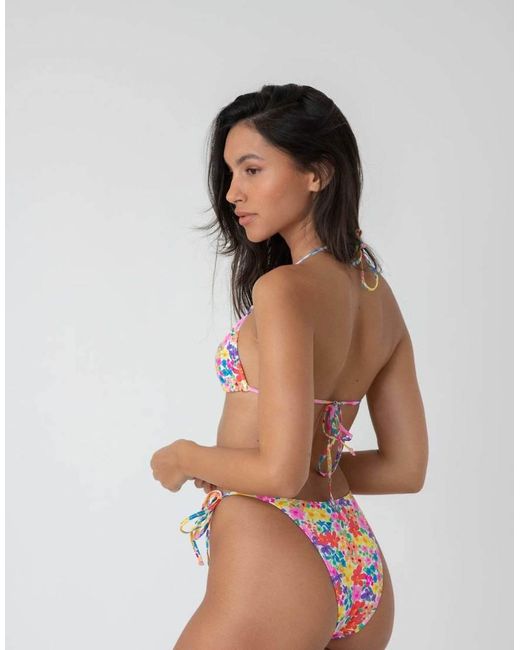Bright Swimwear Brown Maria Sunset Adjustable Bikini Bottom