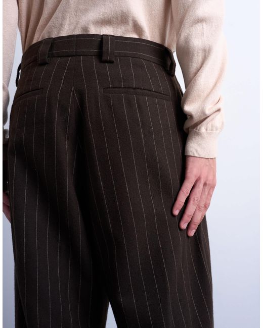 Blazer décontracté à rayures - marron Topman pour homme en coloris Brown