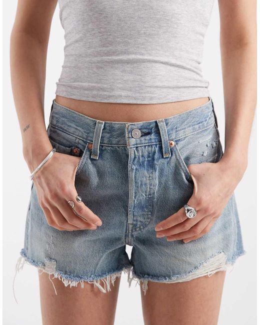 Levi's Blue 501 Original Shorts