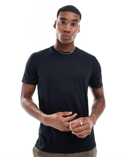 Hollister Blue Icon Motif Detail Fitted T-shirt for men