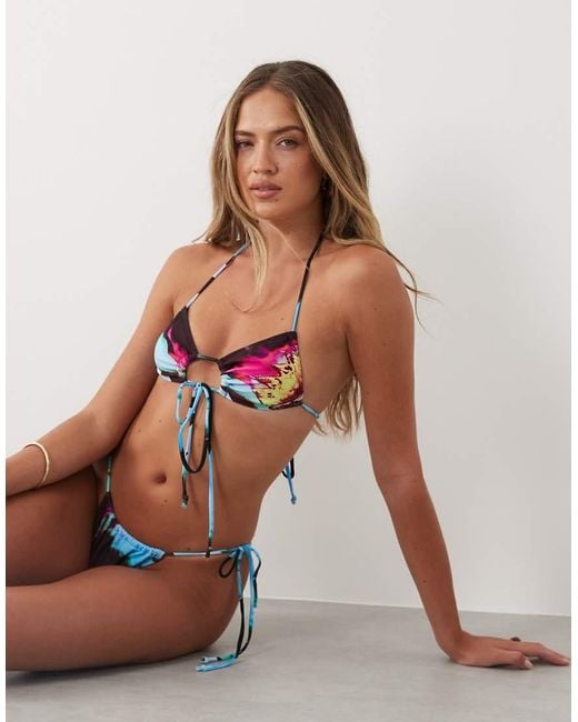 Motel Brown Ricoa Bikini Top