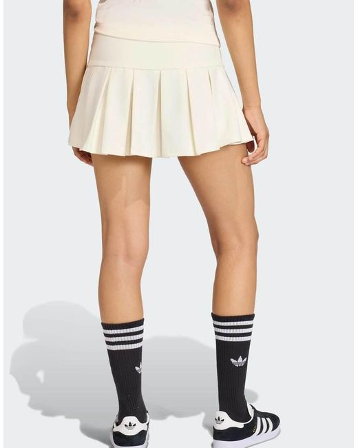 Adidas Originals White Low Waist Sport Skirt