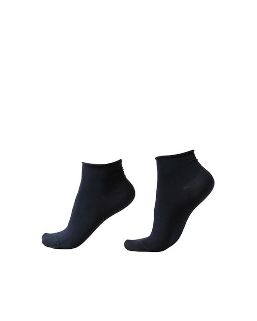 Calzedonia White Cotton Bandless Short Socks