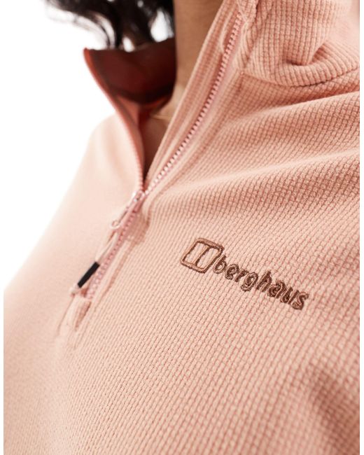 Berghaus Pink Ryten Half-zip Long Sleeve Top