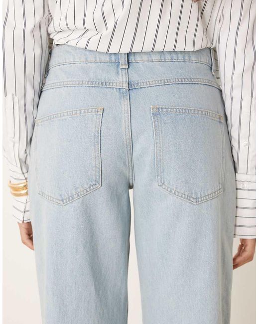 ASOS Rechte Timmermansjeans in het White