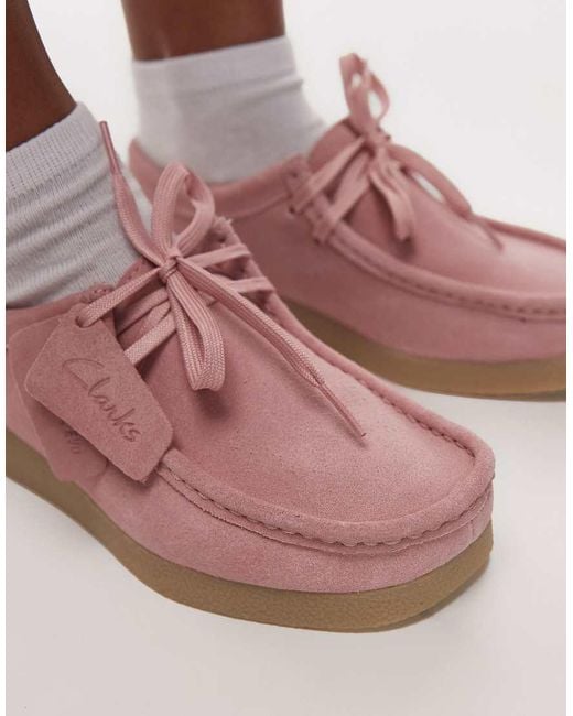 Wallabee Evo di Clarks in Pink