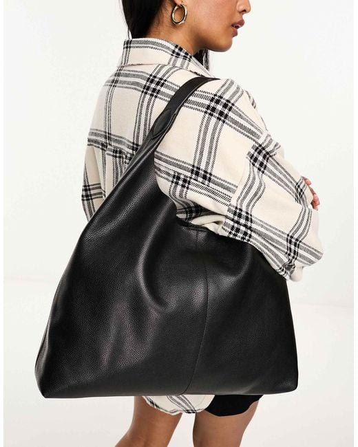 Other Stories Large Leather Tote Bag in White Lyst Canada