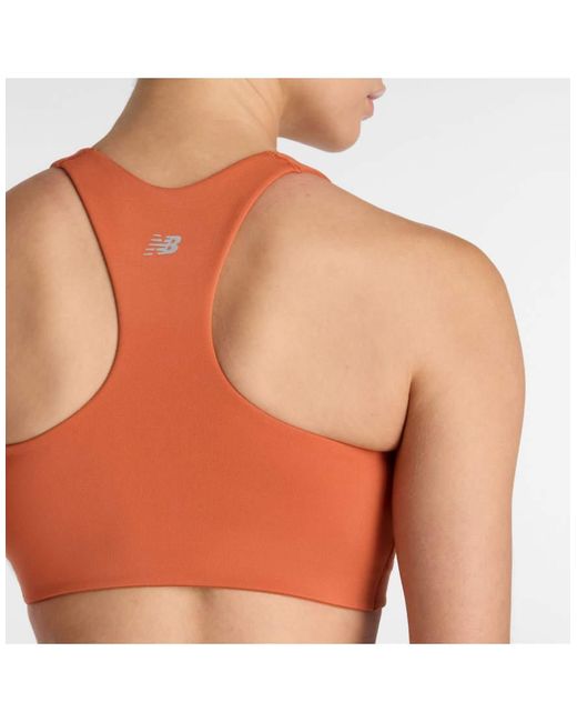 New Balance White Nb Define Train Bra