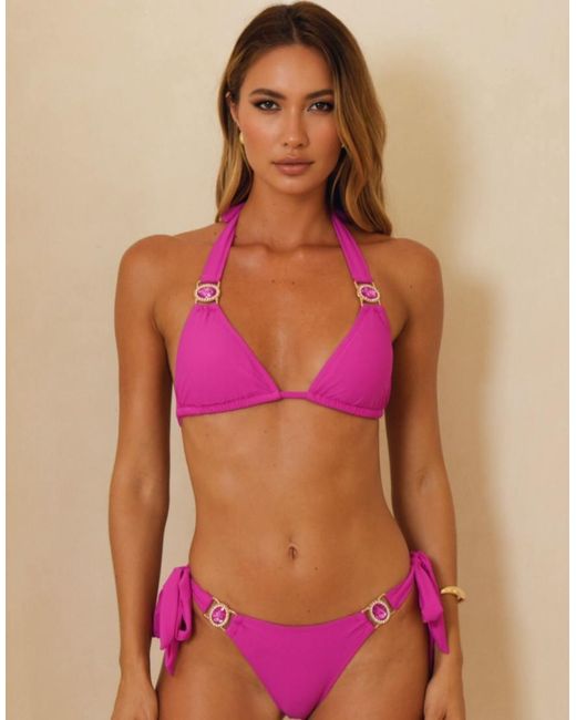 Moda Minx Red Amour Triangle Top