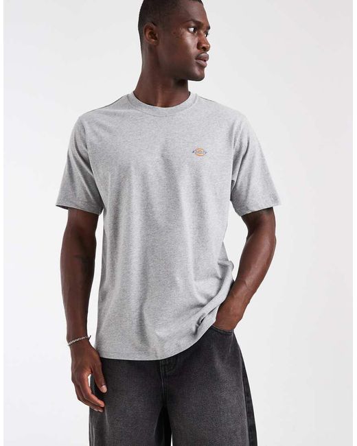 Dickies Gray Mapleton Small Logo T-shirt for men