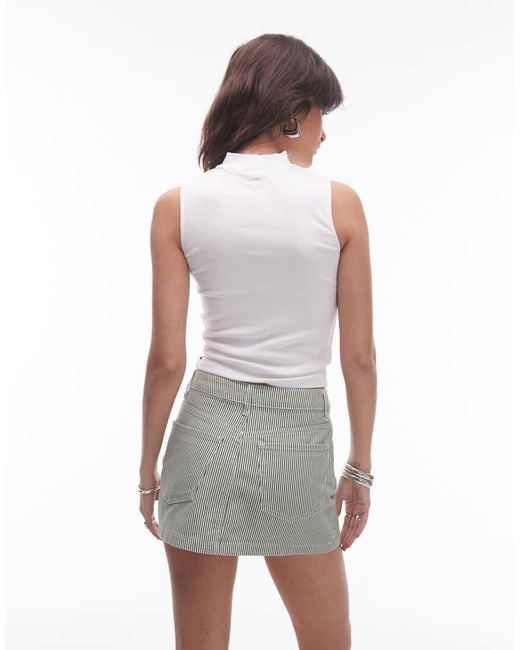 Levi's White Effortless High Neck Tank