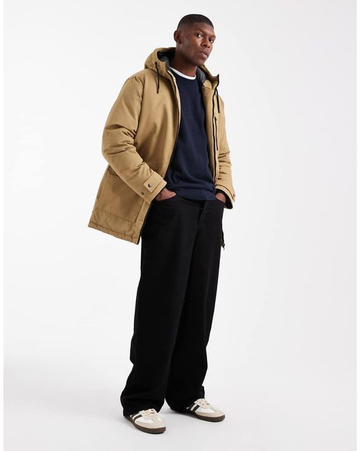 Jack & Jones Parka in het Natural voor heren