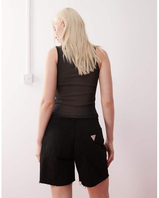 Guess Black Mom Shorts
