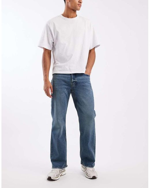 Hollister Jeans Met Rechte Pijpen in het Blue voor heren