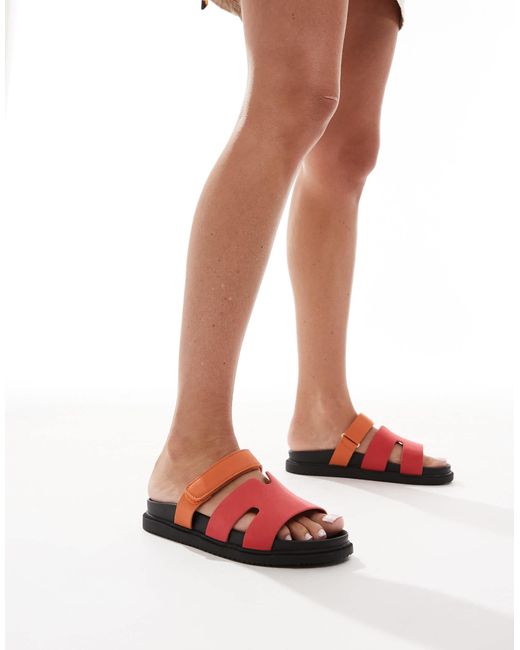 New Look Red – riemensandalen