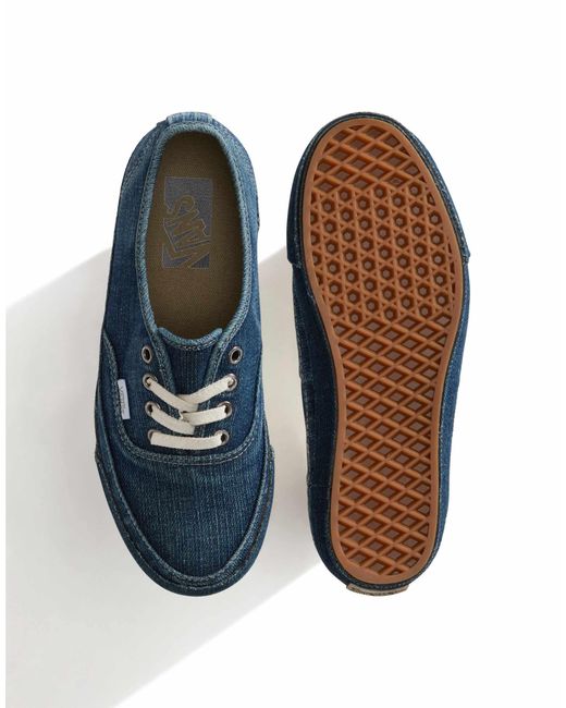Premium authentic 44 - baskets - indigo Vans en coloris Blue