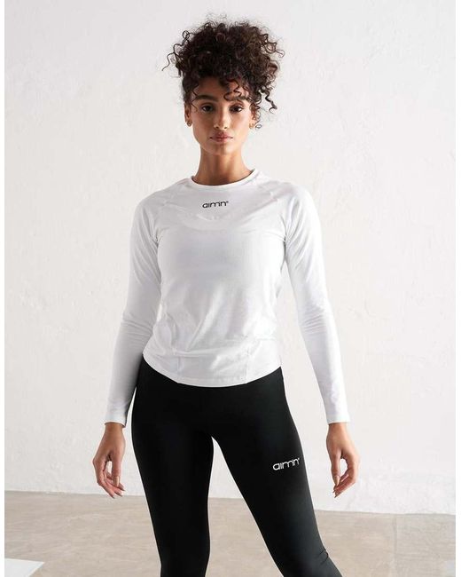 Aim'n White Soft Basic Long Sleeve