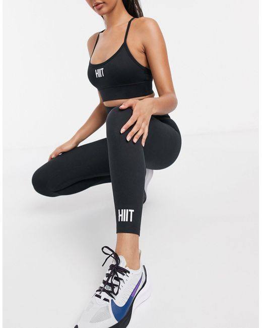 HIIT Blue Core Logo Cotton Touch leggings