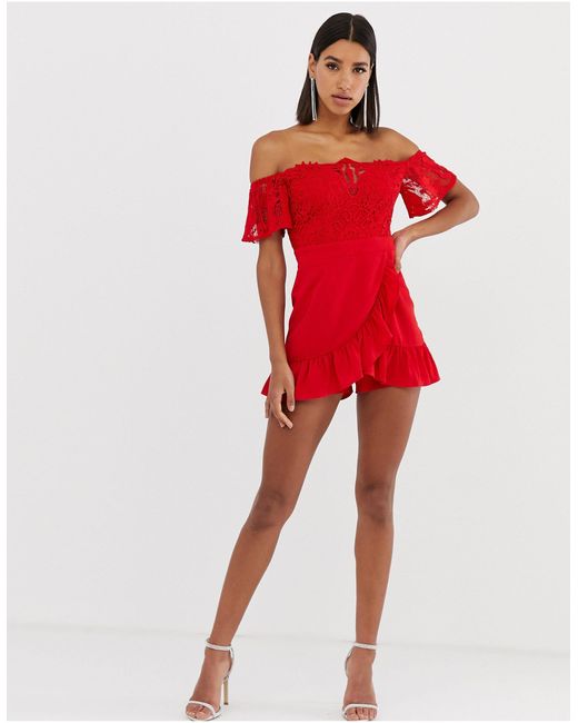 love triangle playsuit