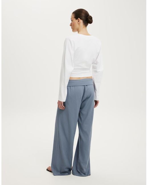 Cotton On Blue Haven Fold Over Pant