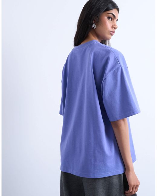 TOPSHOP Blue – oversize-t-shirt