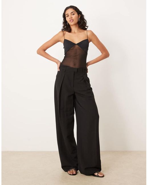 ASOS Black Ultimate Mesh Cami Top