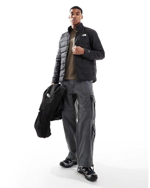 The North Face Black Multiway Triclimate Jacket With Removeable Gilet for men