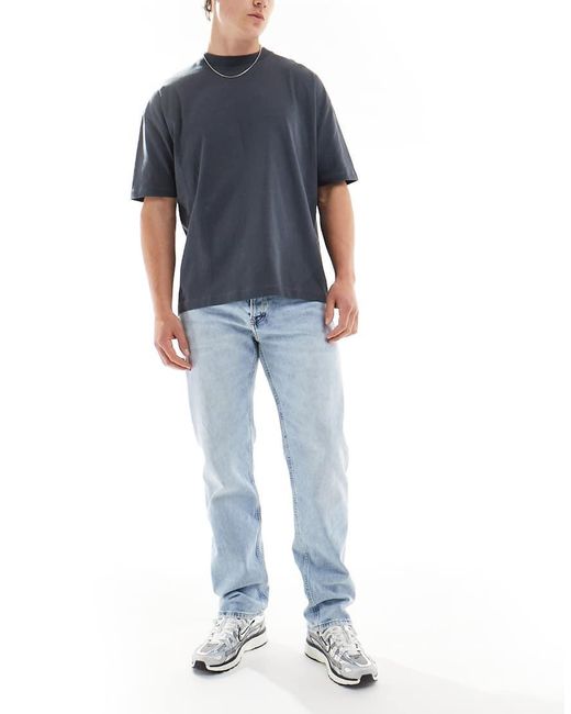Calvin Klein Blue Standard Straight Jeans for men
