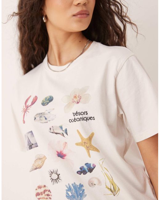 Abercrombie & Fitch White – legers t-shirt