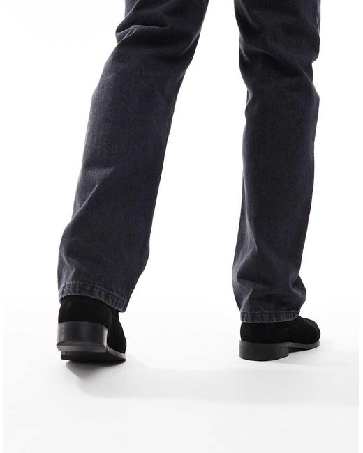 ASOS Blue Chelsea Boots for men