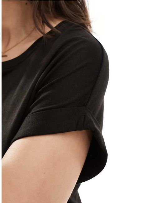 ONLY Blue Soft Round Neck T-shirt