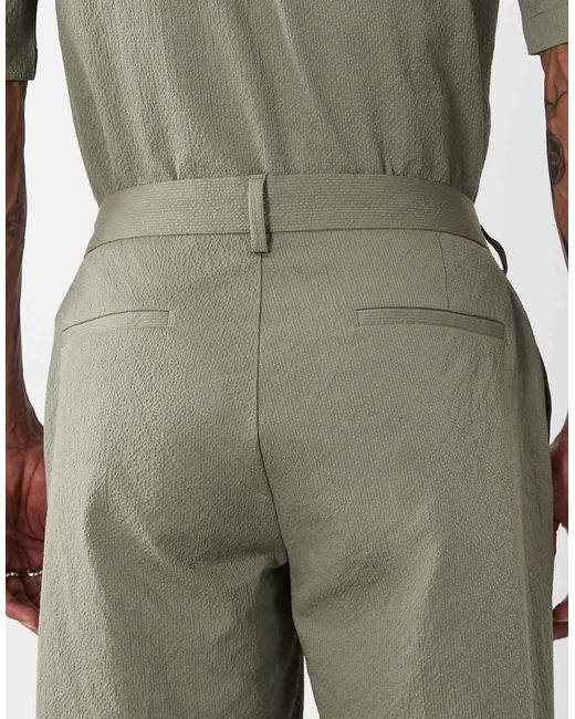 ASOS Green Dressy Regular Shorts for men