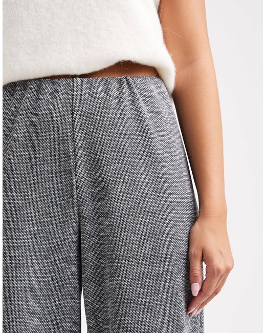 Vero Moda Gray Loose Pull On Trousers