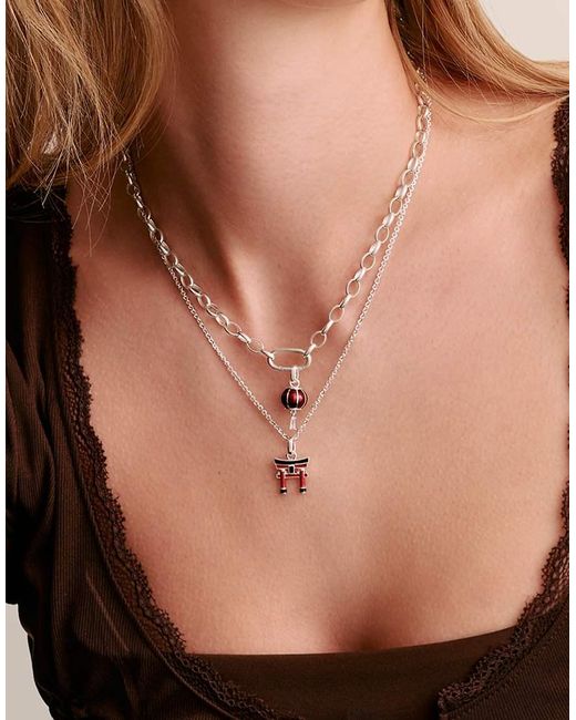 Thomas Sabo Red Charm Pendant Torii Connect