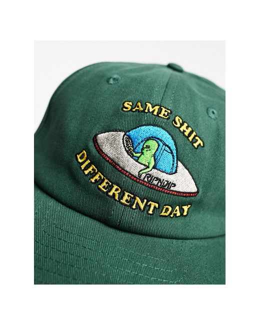 RIPNDIP devil babies corduroy bucket hat in green