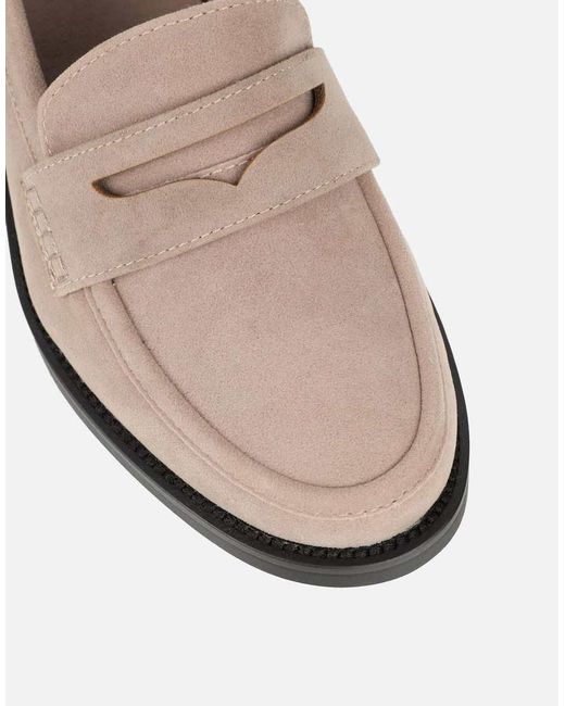 SIMMI White Dime Penny Loafers