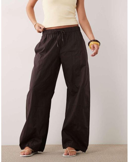 Cotton On Black Jackson Pull On Utility Pants