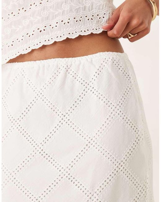 ASOS Natural Patchwork Maxi Skirt