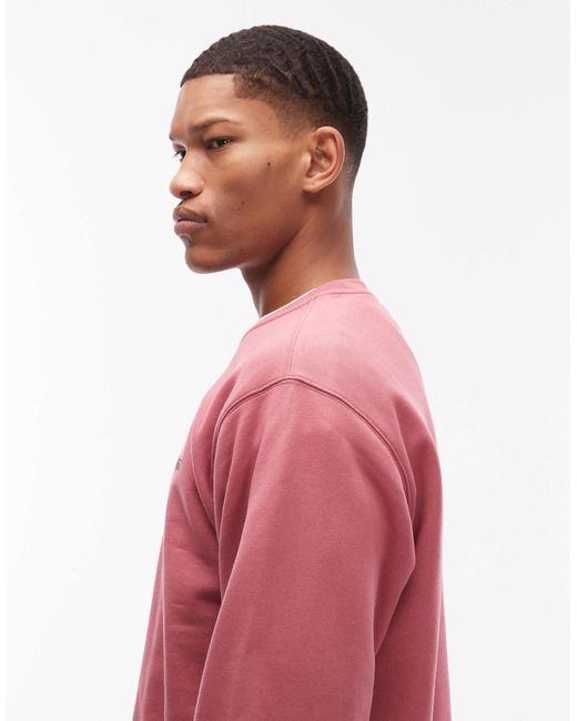 Vans – locker sitzendes t-shirt in Red für Herren