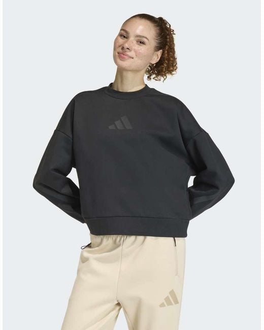 Adidas Originals Black Adidas Z.N.E. Sweatshirt