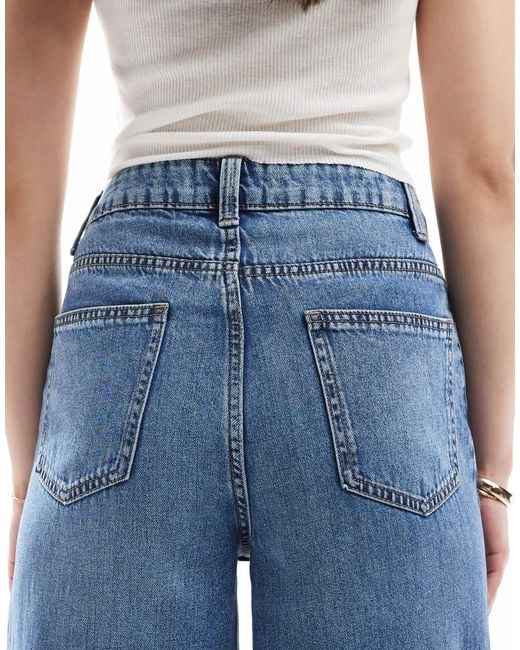 ASOS Blue Asos design tall – weiche palazzo-jeans