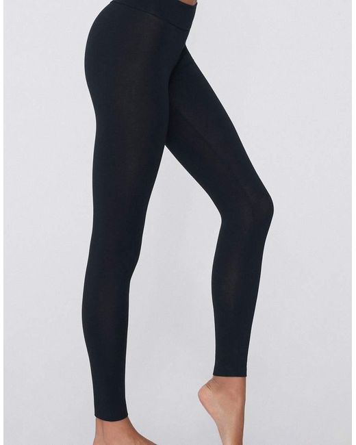 Tezenis Blue Cotton Leggings