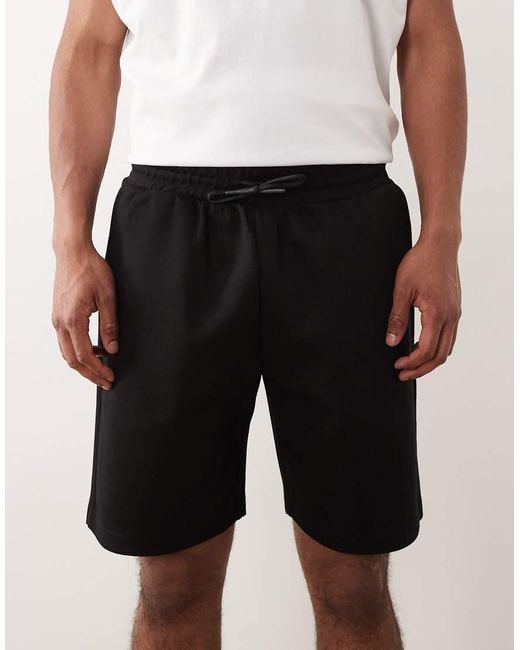 Only & Sons White Relaxed Fit Airflex Shorts for men