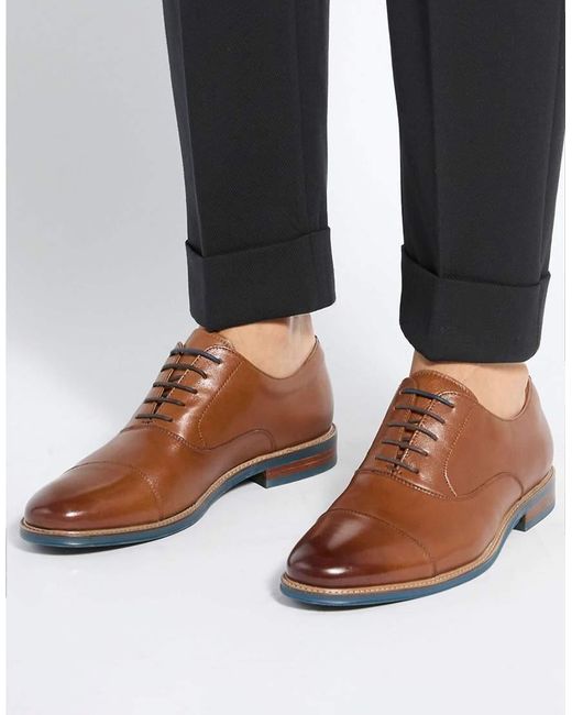 Dune Brown Stanlakes Lace Up Shoes for men