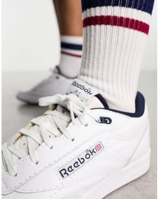 Reebok Club C Mid Ii Sneakers in White for Men | Lyst