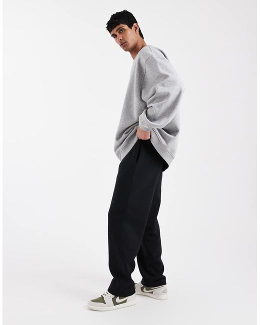 ASOS White Essentials Straight Leg Joggers for men