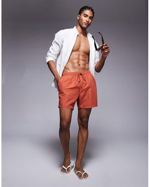 South Beach Red Swimshort for men